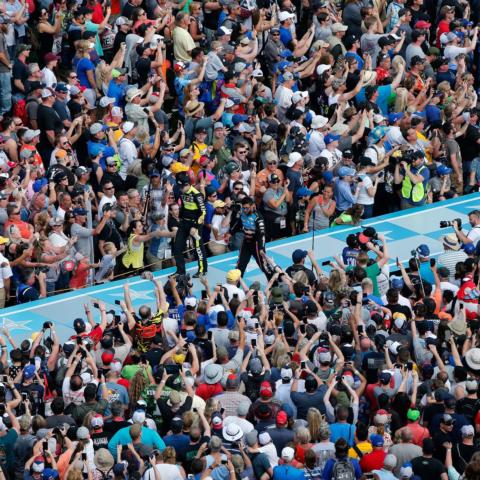 Fans at Daytona International Speedway