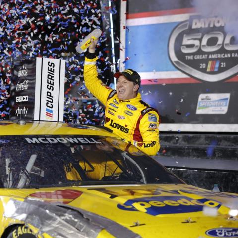 Michael McDowell wins the 2021 Daytona 500
